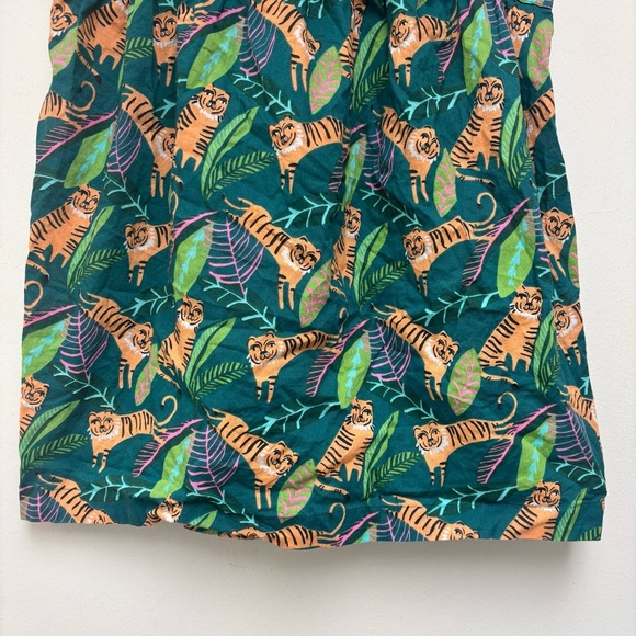 The Company Store Voile Tiger Print Babydoll Pajama Top - Picture 7 of 10